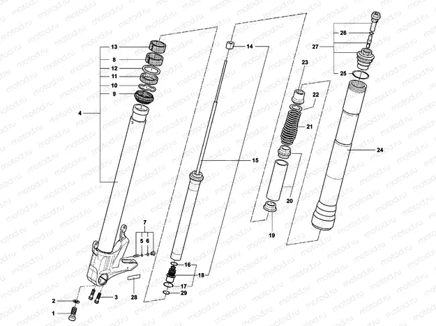 Front Fork Left