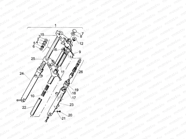 Front fork M