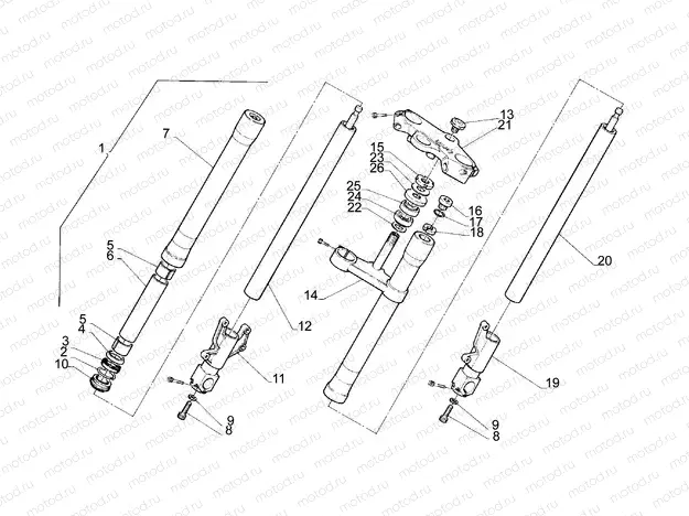 Front fork M/N