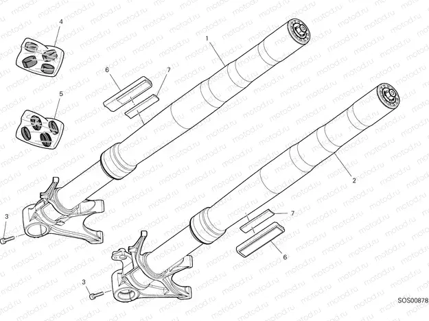 FRONT FORK [MOD:959CORSE]