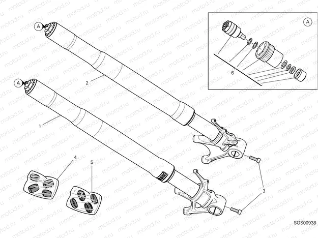 FRONT FORK [MOD:PANV4 S]