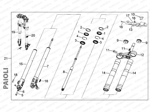 Front fork Paioli