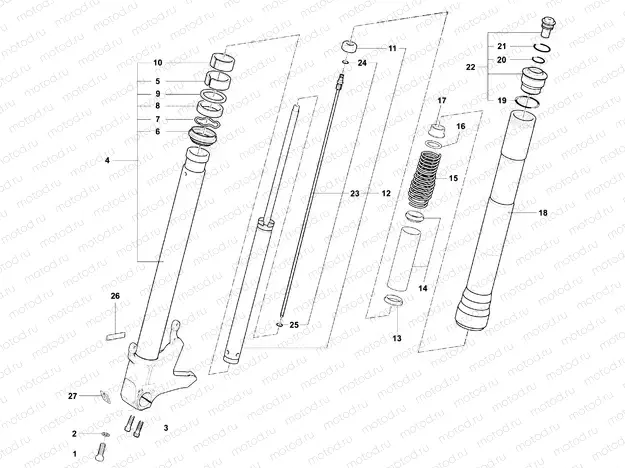 Front Fork Right