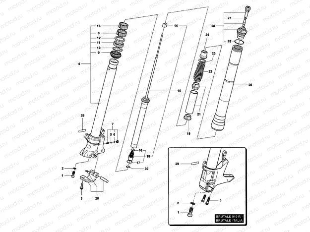 Front Fork Right
