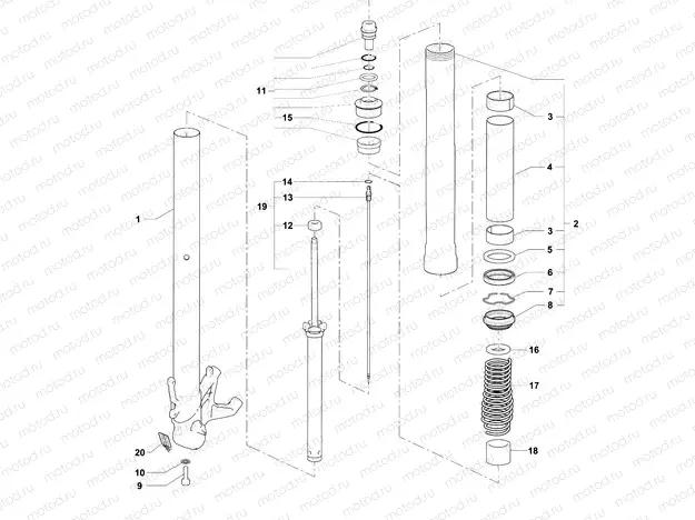 Front Fork Right