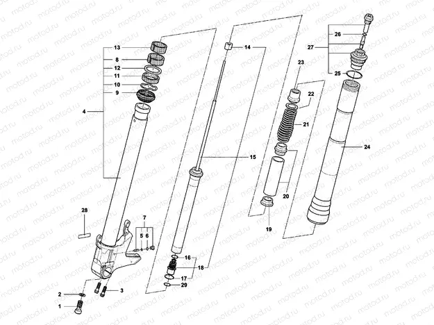 Front Fork Right