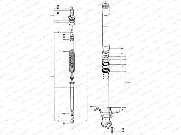 Front Fork Right