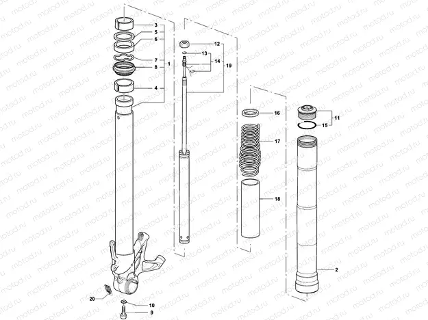 Front Fork Right