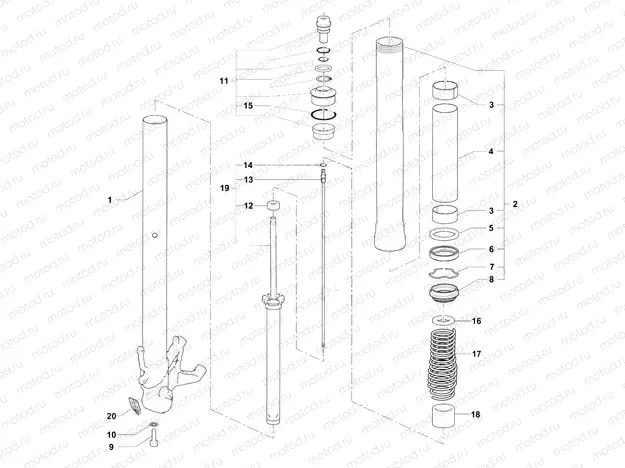 Front Fork Right