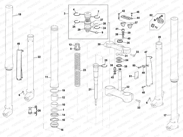 FRONT FORK (TC-TXC)