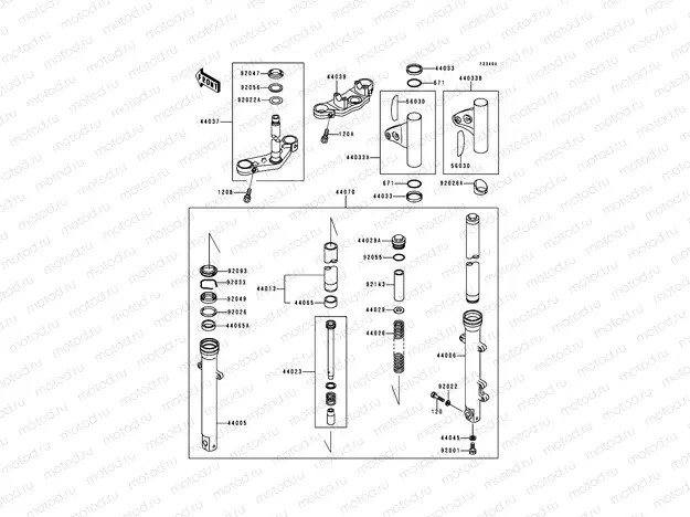 Front Fork(BJ250C-000112-)