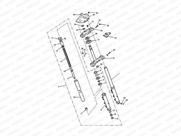 Front Forks and Yokes 42275 » » 95082