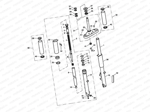 Front Forks & Lower Yoke 468390