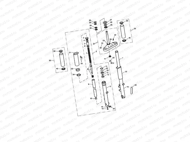 Front Forks & Lower Yoke 469050