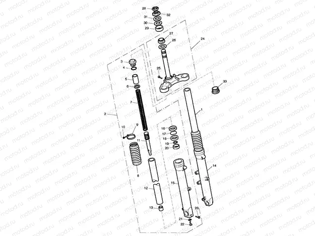 Front Forks & Lower Yoke