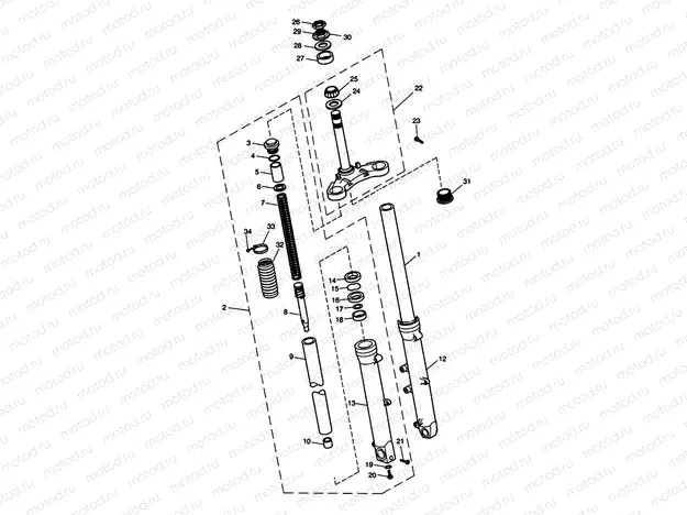Front Forks & Lower Yoke