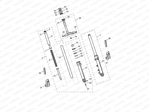 Front Forks & Lower Yoke