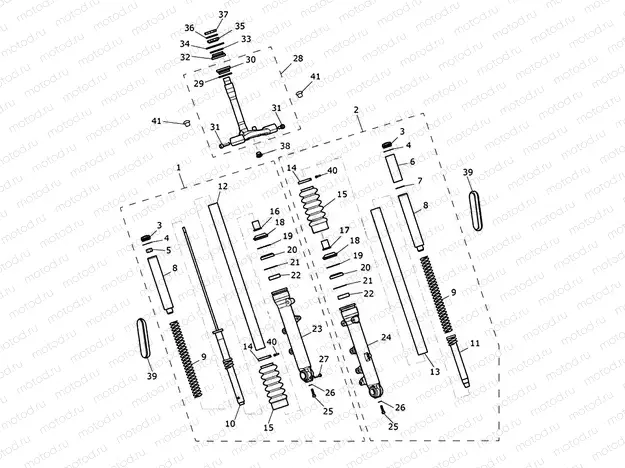 Front Forks & Lower Yoke