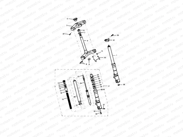 Front Forks & Yokes