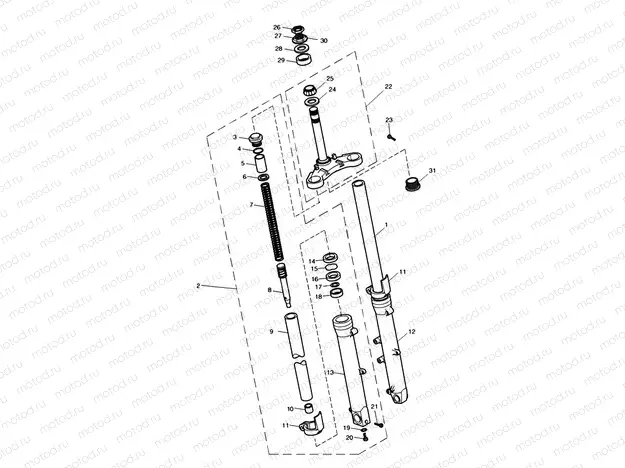 Front Forks & Yokes