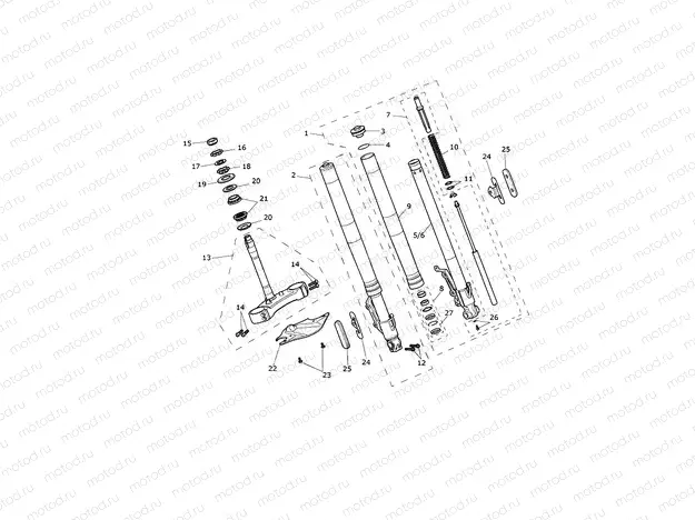 Front Forks & Yokes