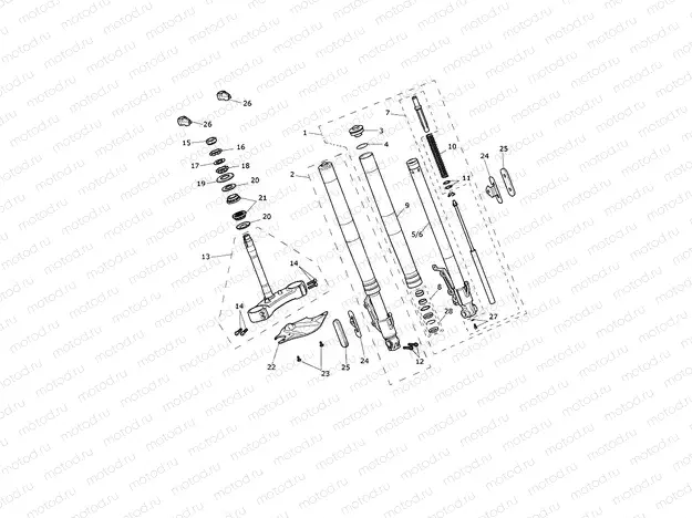 Front Forks & Yokes