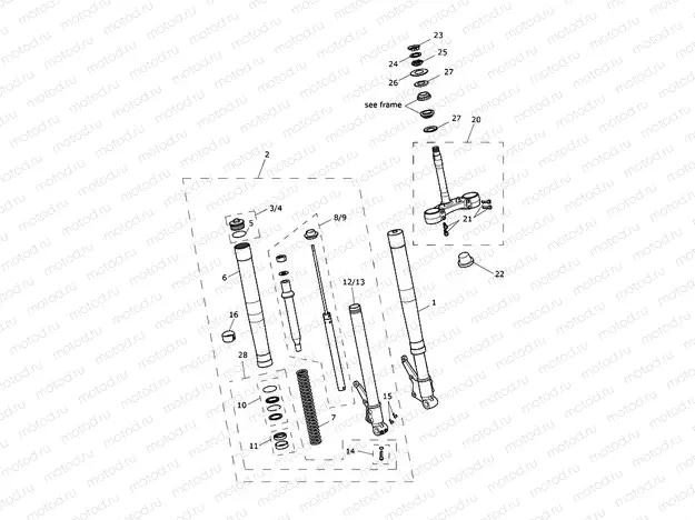 Front Forks & Yokes