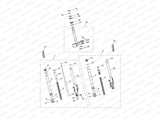 Front Forks & Yokes