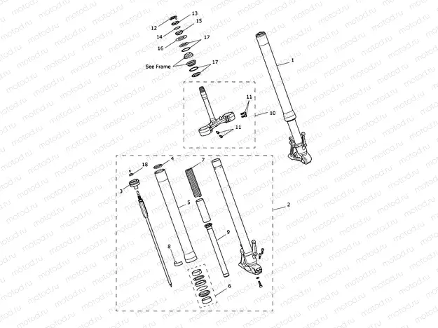 Front Forks & Yokes