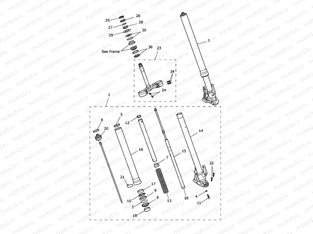 Front Forks & Yokes