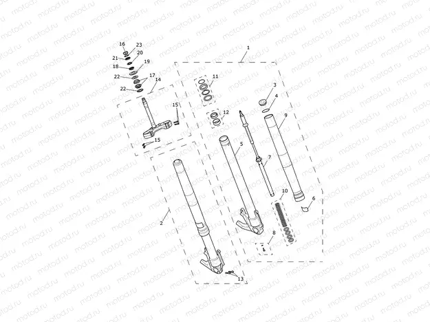 Front Forks & Yokes