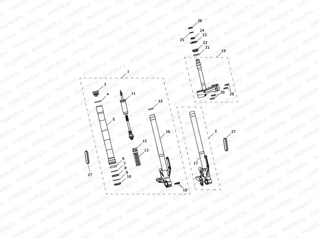 Front Forks & Yokes