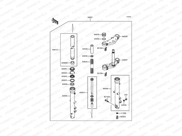 Front Fork(ZR750C-026126-038583)