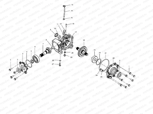 FRONT HOUSING - A00CH50AK (4954805480D002) | FRONT HOUSING - A00CH50AK (4954805480D002)