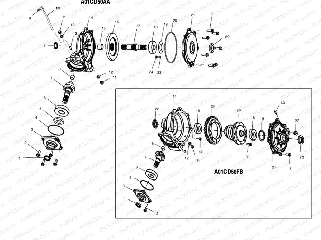 FRONT HOUSING - A01CD50AA (4964196419C010) | FRONT HOUSING - A01CD50AA (4964196419C010)