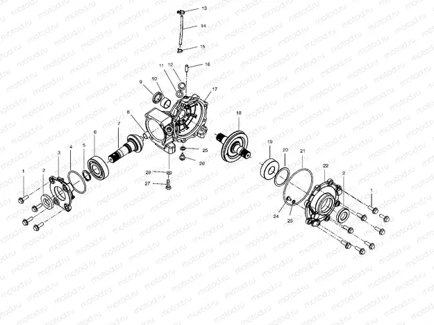 FRONT HOUSING - A02CH50 ALL OPTIONS (4967436743C13) | FRONT HOUSING - A02CH50 ALL OPTIONS (4967436743C13)