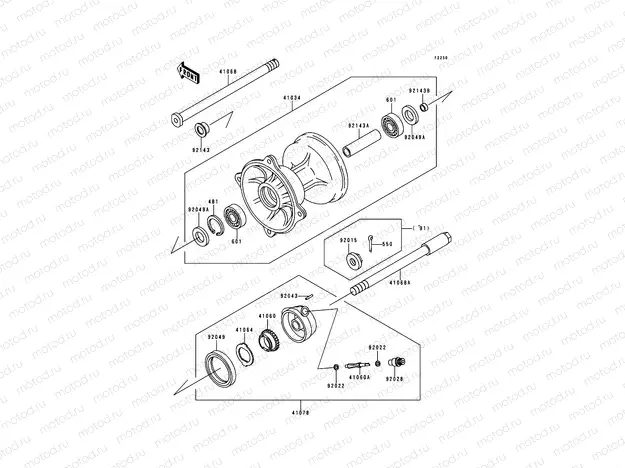 Front Hub(DX125A-004809-)