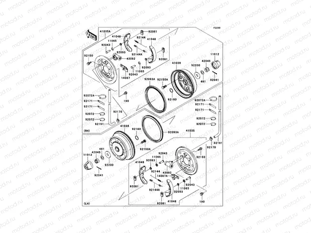 Front Hubs/Brakes