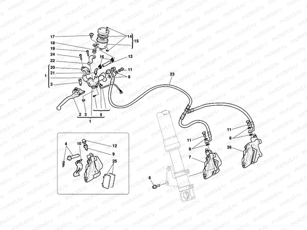 FRONT HYDRAULIC BRAKE