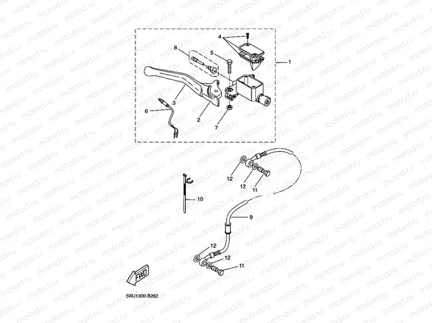 FRONT MASTER CYLINDER