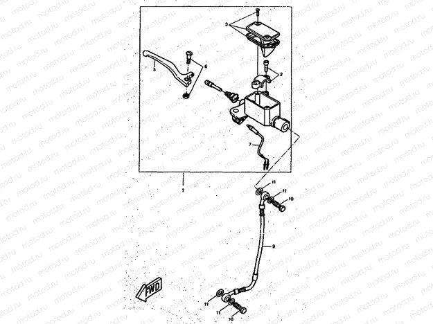 FRONT MASTER CYLINDER