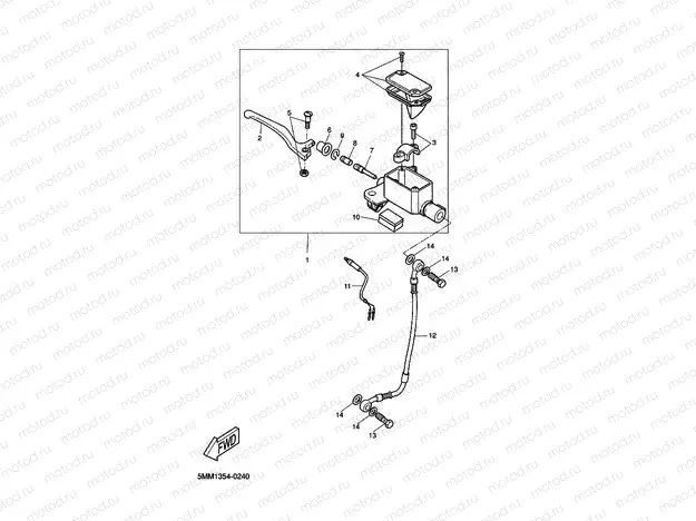 FRONT MASTER CYLINDER