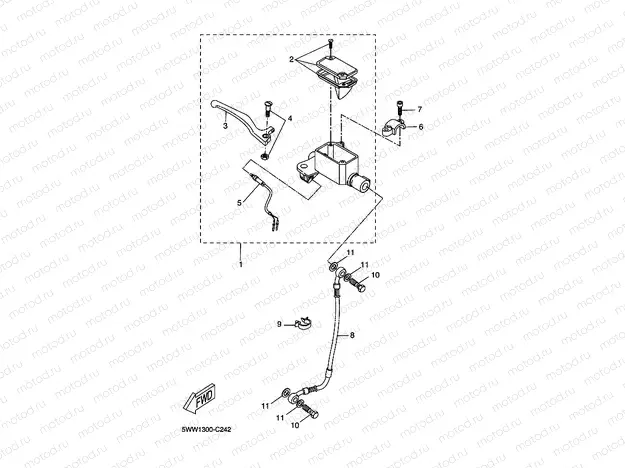 FRONT MASTER CYLINDER