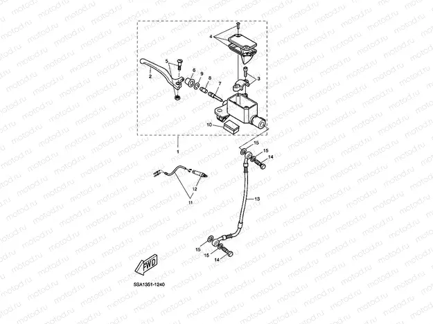 FRONT MASTER CYLINDER