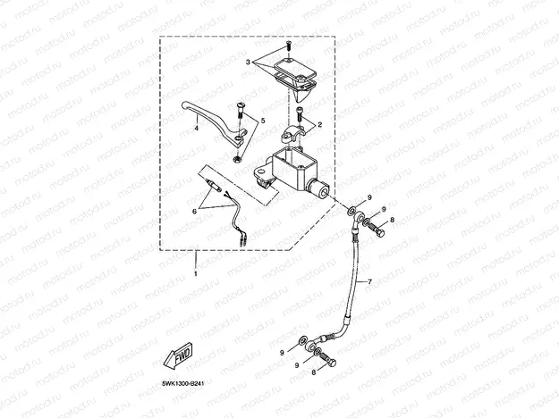 FRONT MASTER CYLINDER