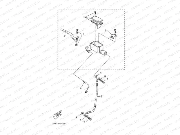 FRONT MASTER CYLINDER