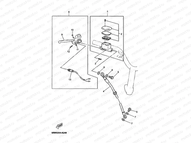 FRONT MASTER CYLINDER