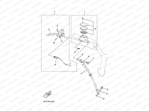 FRONT MASTER CYLINDER
