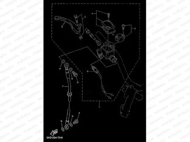 FRONT MASTER CYLINDER