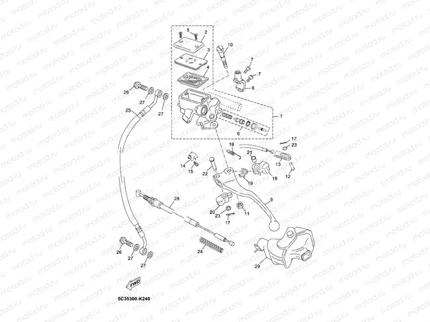 FRONT MASTER CYLINDER